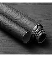 VBS Dark Gray Peel & Stick Self-Adhesive Colored Wood Vinyl Contact Paper Wallpaper (19.6" x 118"...