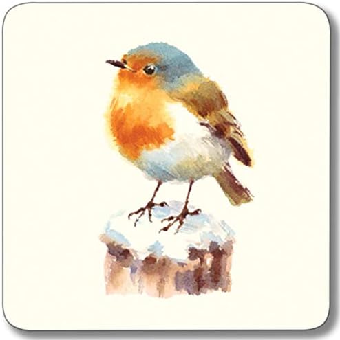 Garden Birds Melamine Coasters - Mixed Set 2, Pack of 6