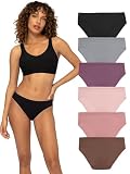 Fruit Of The Loom Womens No Show Seamless Underwear, Amazing Stretch & Panty Lines, Available Plus Size...