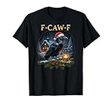 santa fe hotel paris Divertido diseño de cuervo festivo con un divertido juego de palabras F-Caw-F perfecto para hombres, mujeres y adolescentes que aman el humor oscuro o las bromas de pájaros. Ideal para fiestas de Navidad, reuniones de invierno. Ideal para los amantes de los cuervos y fanáticos de los juegos de palabras inteligentes.