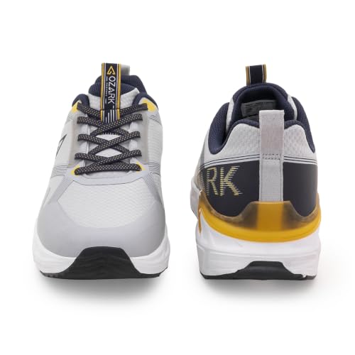 Image of Red Tape Ozark Off White Hiking Shoes for Men | Low-Cut Outdoor