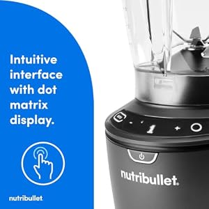 nutribullet SmartSense Blender Combo, 1400W, 64oz Pitcher, 32oz & 24oz Cups, 5-Speed, Smoothies, Ice and Frozen Fruit, Nut Milk, Soup, Gunmetal Gray, NBF50700 — photo 5 of 6