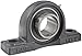 Hub City PB250DRWX2-3/16 Pillow Block Mounted Bearing, Normal Duty, Low Shaft Height, Relube, Setscrew Locking Collar, Wide Inner Race, Ductile Housing, 2-3/16" Bore, 2.5" Length Through Bore, 2.437" Base To Height