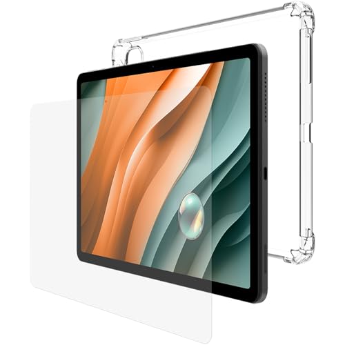 SPC Gravity 5 Protection Pack – Funda Silicona Transparente + Cristal Templado para SPC Gravity 5...