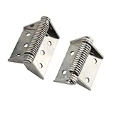 Self Closing Return Spring Large Load Bearing Iron Hinge Large Industrial Machinery and Equipment Hinge 1Pcs(Small Size)