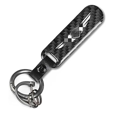 QOMAGO Car carbon fiber keychain resin leather alloy set compatible for Gexxxis G70 G80 G90 GV70 GV80 and more Cover