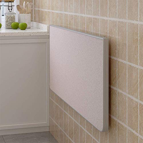 Table murale rabattable en bois 70x40cm pour cuisine et buanderie