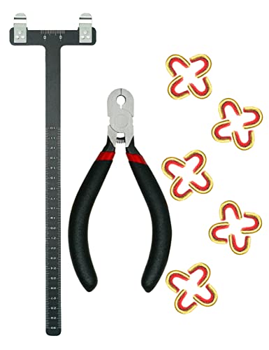 Three Archers Archery T Bow Square Set Bowstring Nocking Point Buckle Piler For Recurve Bow Hunting Bow (Black) #TOP13