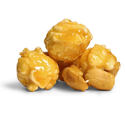 Gourmet Caramel Nut Popcorn With Peanuts By Its Delish, 5 Lbs Bulk Bag – Caramel Air Popped Sweet Crunchy Glazed Carmel Corn With Nuts Snack, Movie Night, Parties - Gluten Free, Vegan, Kosher #TOP1