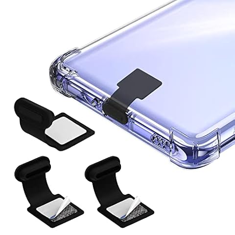 Zatyczki przeciwpyłowe Cobee do portu typu C, Silikonowe pokrowce przeciwpyłowe do portu USB typu C do telefonów, antypyłowe zatyczki do ładowania z odpinanym uchwytem, kompatybilne z laptopami i