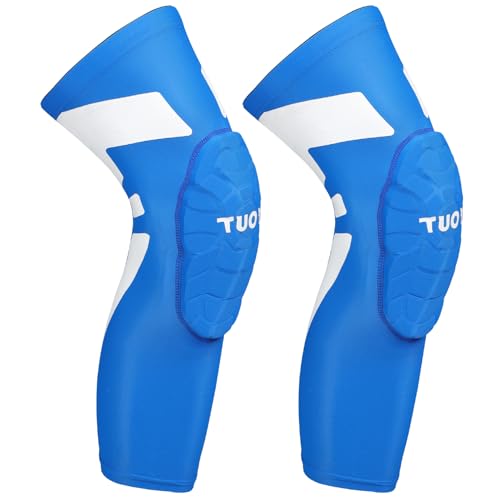 TUOY Knee Pads Knee Protection Padding Sleeve for Football Baseball Basketball (1 Pair)