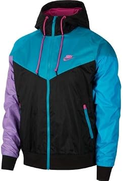 Nike Windrunner Jacket - Black/Teal 