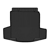 Cartist Cargo Liner Compatible with Chevrolet Malibu 2016 2017 2018 2019 2020 2022 2023 2024 2025 All Weather Trunk Mat Liner for Malibu Accessories Black