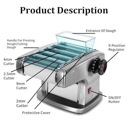 Machine à pâtes électrique 9 épaisseurs pour simplifier les wontons - 2