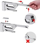 Amazon Basics Pistolet manuel avec 1000 Staples, pour tapisserie et menuiserie