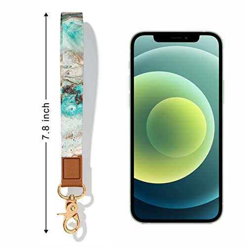 Image of Wrist Lanyard Key Chain, Cute Wristlet Strap Keychain Holder for Women Men Car Keys ID Badges Card Wallet Phone Camera