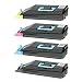 Produktbild 4 Toner kompatibel für Utax CDC 1725 1730 Triumpf-Adler DCC 2725 2730 - Schwarz 20.000 Seiten, Color je 12.000 Seiten