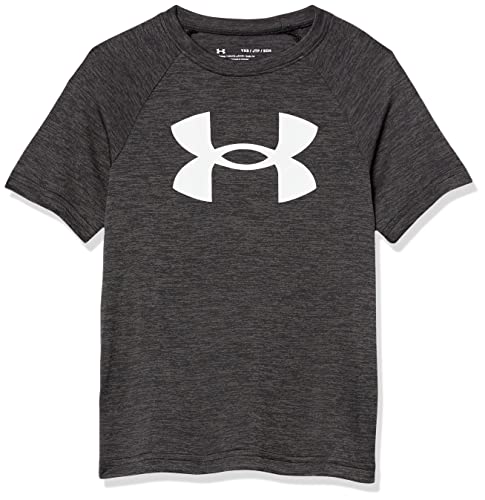 Image of Under Armour Boys' Tech Twist Short-Sleeve T-Shirt , Black (001)/White , Youth Large