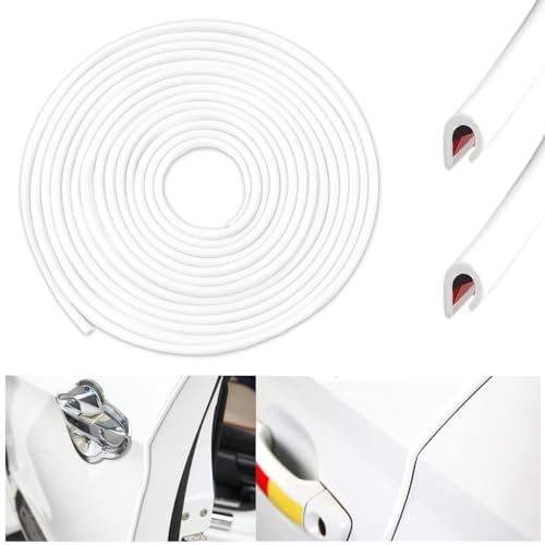 Paraspigoli In Gomma Per FIAT Tipo Kombi 358 I – Protezione Bordi Portiere, Nero, 10 Metri