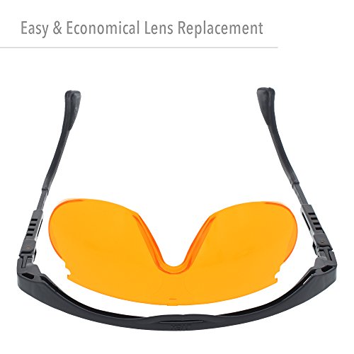 Honeywell Uvex Skyper Blue Light Blocking Computer Glasses with SCT-Orange Lens, S1933X-3 (3 Count) by Uvex - Image 7