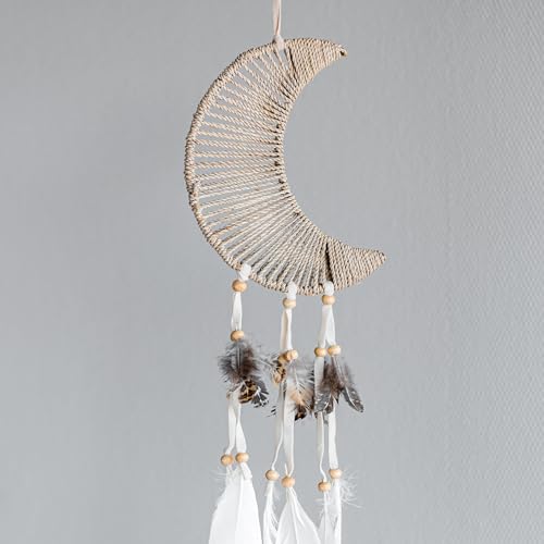 PATIKIL 10 Inch Moon Dream Catcher Rings, 4 Pcs Metal Christmas Macrame Wreath Floral Ring Hoop for Home Car DIY Craft Wedding Wall Hanging Decoration, Silver by PATIKIL - Used condition - Image 4