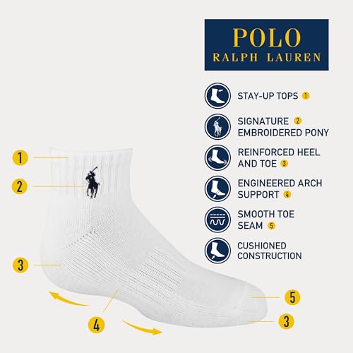 POLO RALPH LAUREN Boy's Solid Quarter Crew4