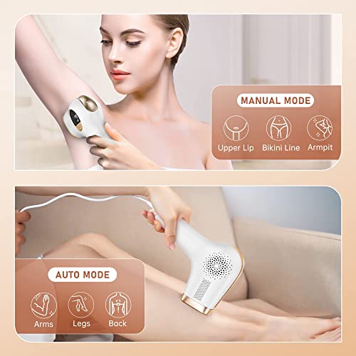 Laser Hair Removal For Women Permanent, Painless At Home Ipl Laser Hair Removal Device For Bikini Leg Facial Use High Energy Ipl Hair Remover Device… #TOP3