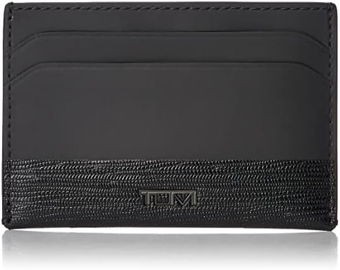 Tumi NASSAU SLG Men's Envelope Card Holder, Genuine Product, Slim Card Case, Black