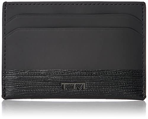 Tumi Nassau Slg Men's Envelope Card Holder, Genuine Product, Slim Card Case, Black #TOP22