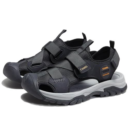 CAMEL CROWN Men's Hiking Sandals Closed Toe3