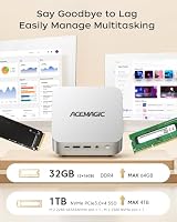 ACEMAGIC K1 Mini PC, Intel Core i5-12600H (bis 4,5 GHz), 32GB DDR4 1TB SSD – Ansicht 4