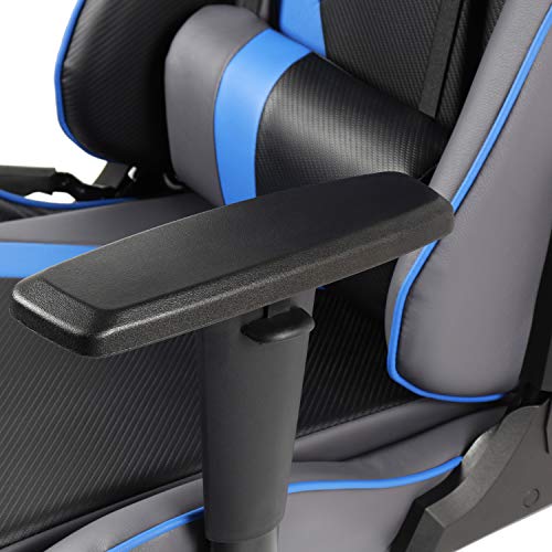 Techni Sport Pc Gaming Chair With Foam Seat And Padded Arms, Reclining Office Chair With Height And Tilt Adjustment, Blue #TOP7