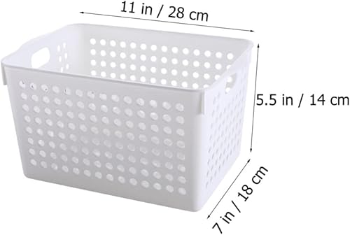 Miniatura 2 de Operitacx Juego de 2 cajas de almacenamiento de archivos de aperitivos, mini cubos organizadores, cesta de ratán para sala de estar y armario