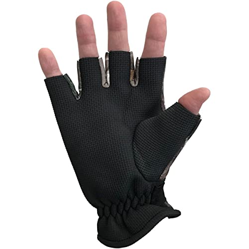 Glacier Glove Midweight Pro Hunter Fingerless Gloves - Large - Realtree Camo #TOP1