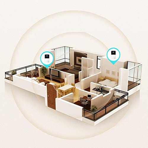 Ronyme Receptor sem fio campainha sem fio 80M cobertura para restaurantes de escritórios