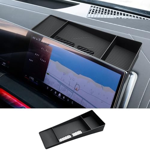 CDEFG Kompatibel mit BMW X3 G45 2025 2026 Mittelkonsole Organizer Aufbewahrungsbox 14,9 Zoll Handschuhfach Aufbewahrung Auto Center Console Tray X3 G45 Zubehör (Instrumententafel)
