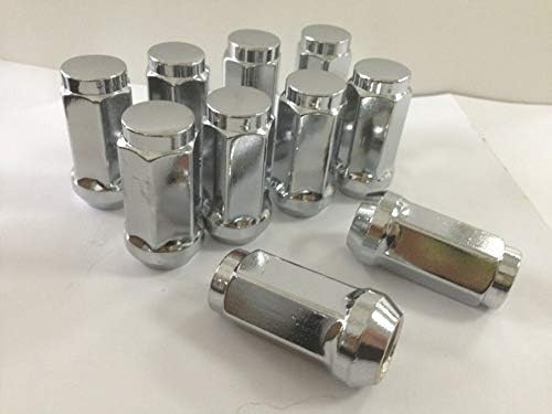 NB-AERO 20pcs Chrome 9/16"-18 Aftermarket Wheel Lug Nuts May Fit OEM Rims, Buyer Needs to Review The spec