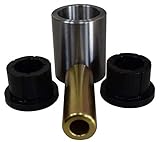 DOM Sleeve & Poly Bushing 2 Inch Mounting Width 9/16' Bolt Hole