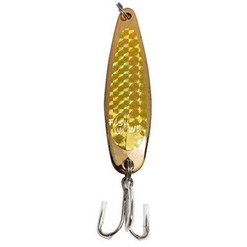 Fish WOW! Gold Tape Fishing Spoons #TOP23