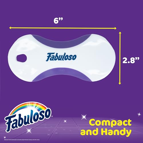 Fabuloso Hand-Held Scrub Brush – Easy Grip Scrubbing Brush for Showers, Floors, and More