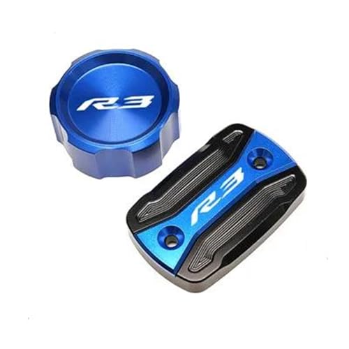 Tapa depósito frenos YZF-R3 de aluminio anodizado azul FRBC de alta gama