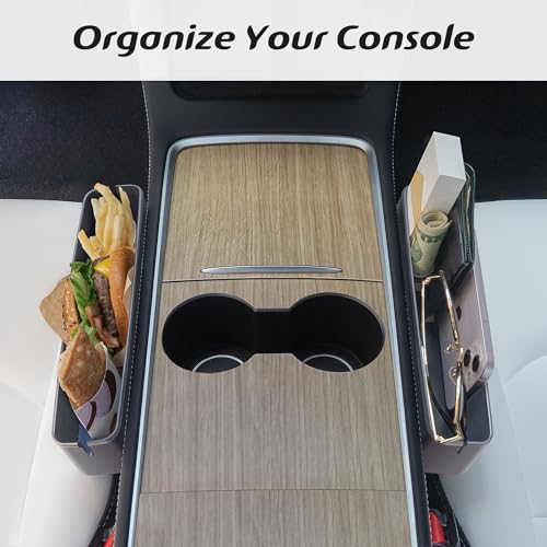 Paffenery Car Seat Gap Filler Organizer Storage Box for Car Seat Organizer Between Seats, Car Organizers and Storage Front Seat Gap, 2 Pack Universal Fit