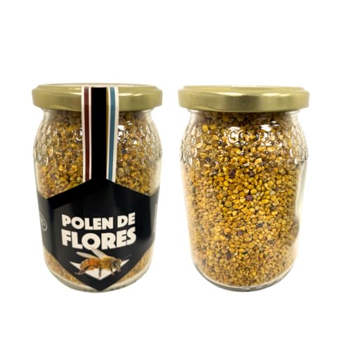 FAMILYCOM Polen de Abeja Natural De nuestras Propias Colmenas. 250gr. Recolectado y Envasado. 100% Puro y Natural.