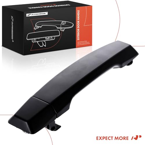 A-Premium Rear Driver or Passenger Side Exterior Door Handle with Cap Compatible with Nissan Titan 2004-2015/2017-2018, Titan XD 2016-2018, Primed Black, Replace# 82646-8S510 by A-Premium - Used condition - Image 8