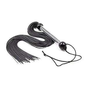 WHIP 01 – ZWART – Verpakt in plastic tas
