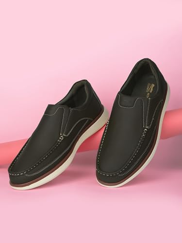 Image of Bata Red Label, Jerry Loafer E 24,Black Men's Loafer Shoes