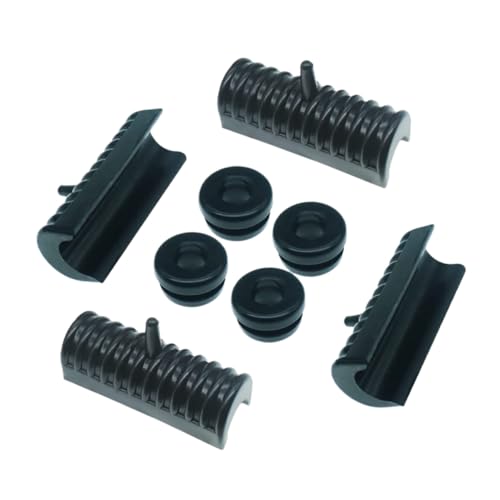 Hohopeti Supporto in Gomma per Borse da Sella Moto Cuscino Ammortizzante Antivibrazione per Borse Laterali Accessorio Resistente e Facile da Installare per Supporto Sacchetti Sella Touring