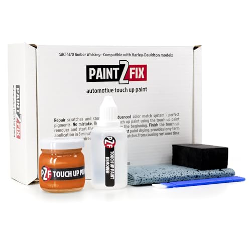 Amber Whiskey SAC14J70 Touch Up Paint - Scratch Repair Compatible with Harley-Davidson - 0.84 fl oz (25ml)