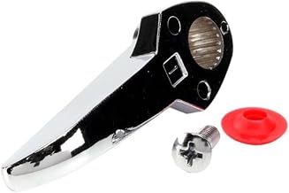 T y S latón 001637 – 45 caliente palanca mango con color rojo índice y tornillo,