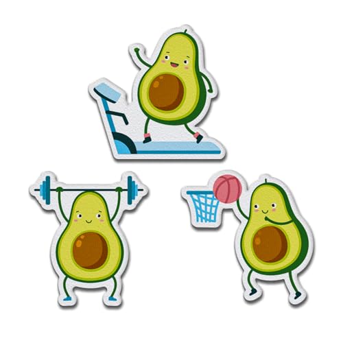 t-Shirts with Patches Area Black (US, Alpha, One Size, Regular, Regular, Stickerrs, Avocado)